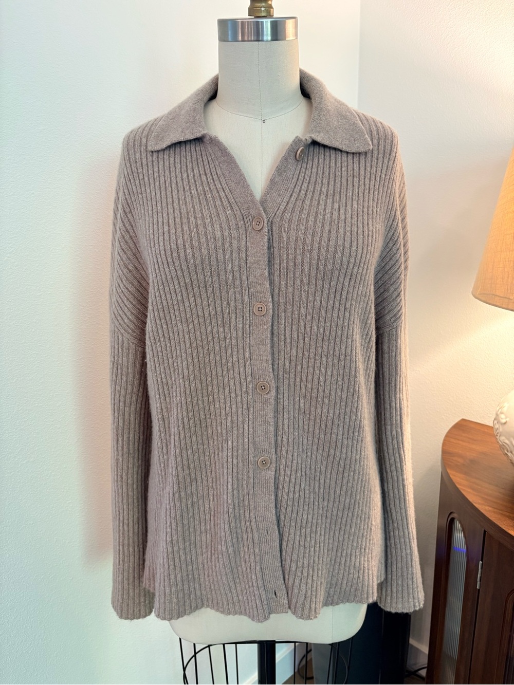 Reformation Fantino Collared Cardigan